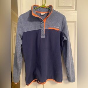 Columbia Women's Helvetia II 1/2 Snap Cropped Fleece Pullover Size Large